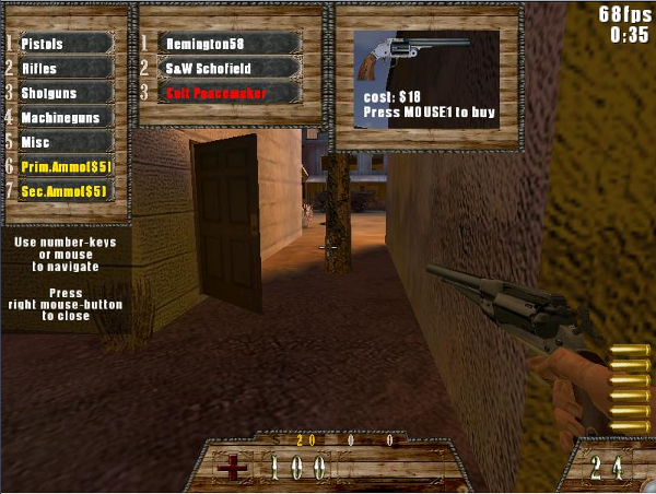smokin guns screenshot free first person shooters