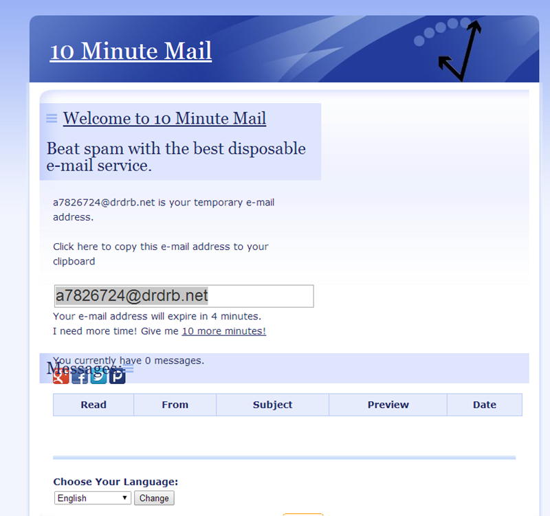 10 minute mail free temporary email service